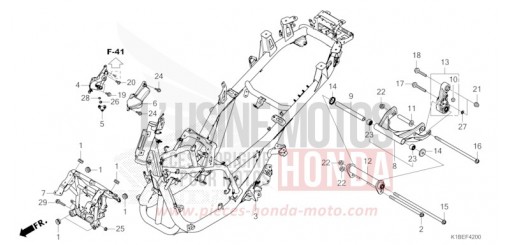 FRAME BODY NSS350ASS de 2025